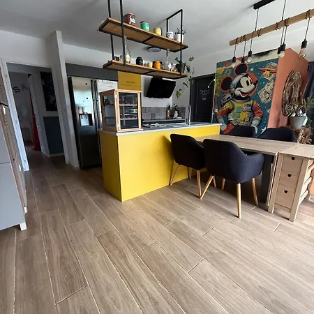度假居 Maisons Proche De L'ocean Avec Piscine 拉卡诺