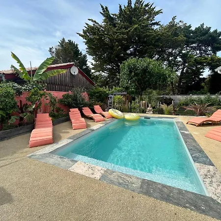 Maisons Proche De L'ocean Avec Piscine 度假居 *