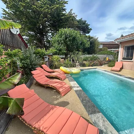 度假居 Maisons Proche De L'ocean Avec Piscine