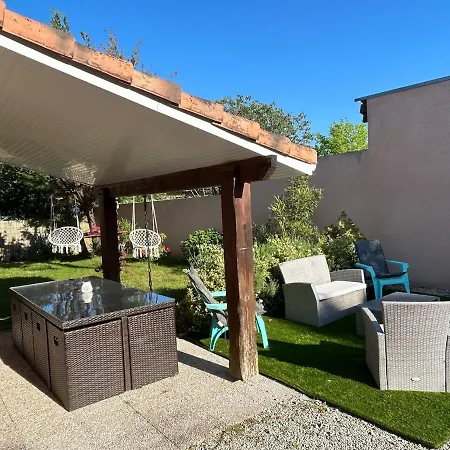 度假居 Maisons Proche De L'ocean Avec Piscine 拉卡诺